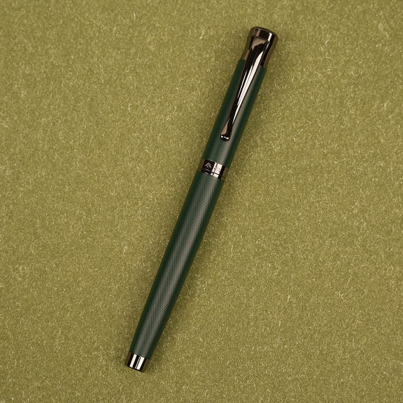 【伝統】 格子模様 ビジネス万年筆